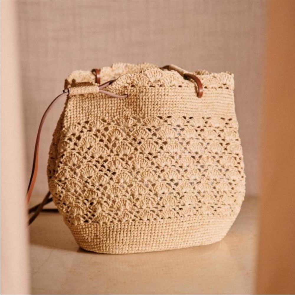 Sezane Ralph Raffia Bag - Picture 5 of 5